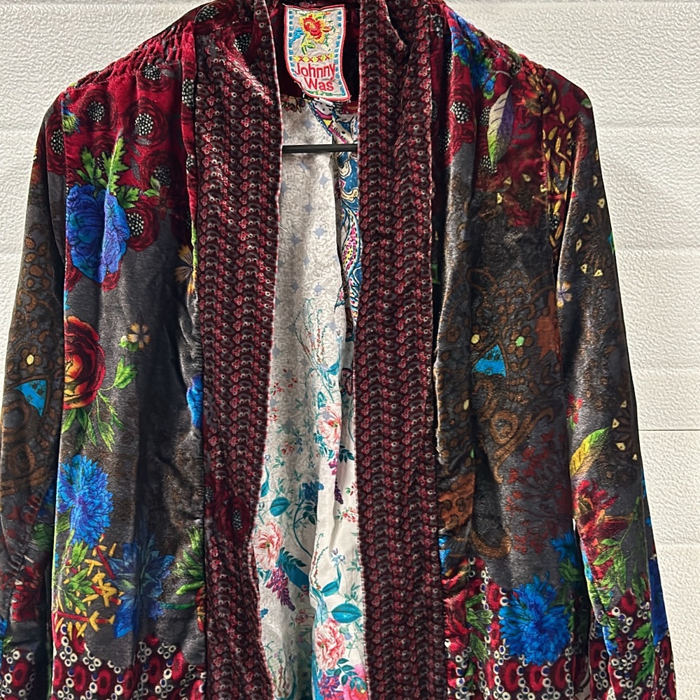 Johnny Was Velvet Blazer